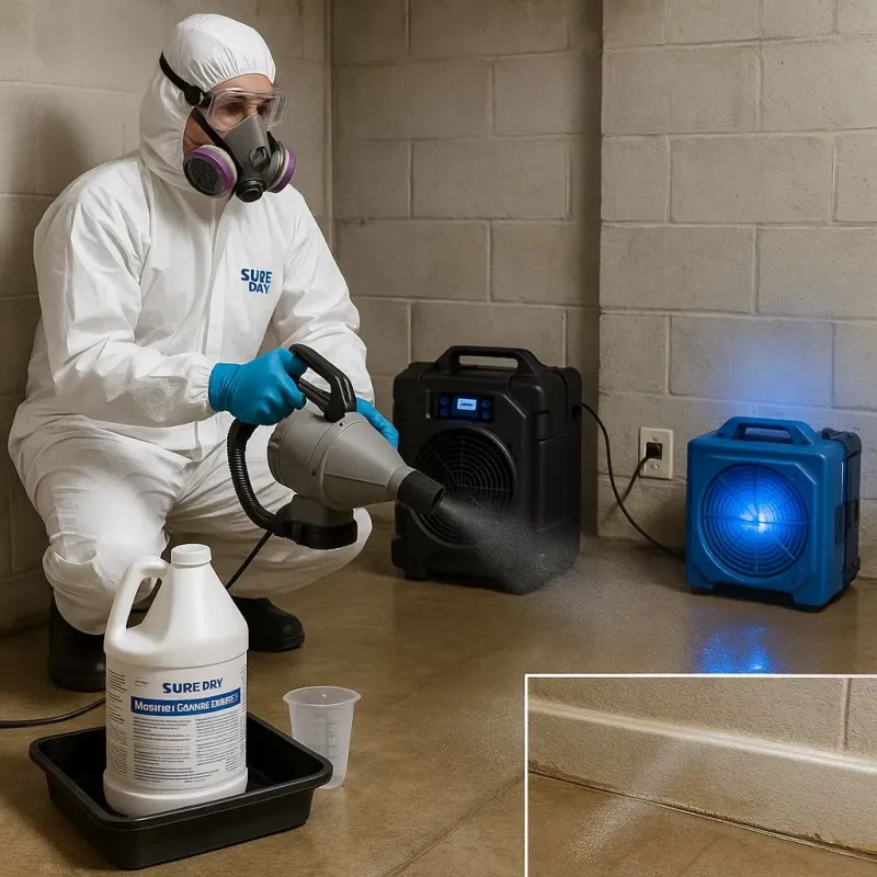 Sanitization and Odor Removal process in Melvindale, MI