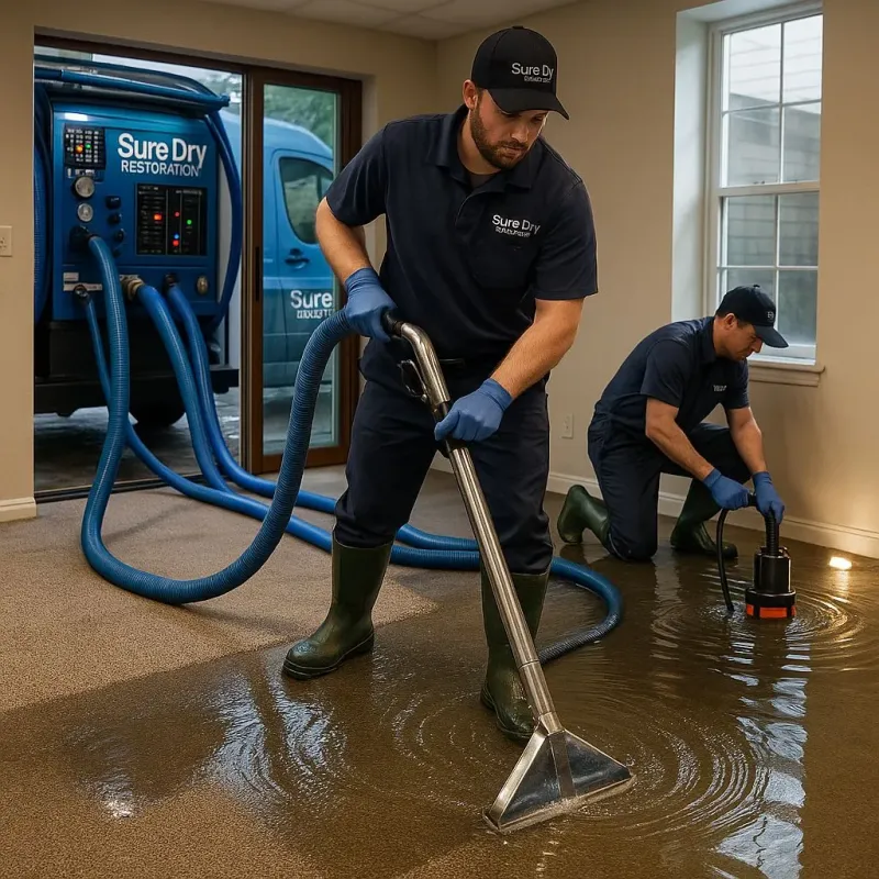Water Extraction and Removal process in Melvindale, MI
